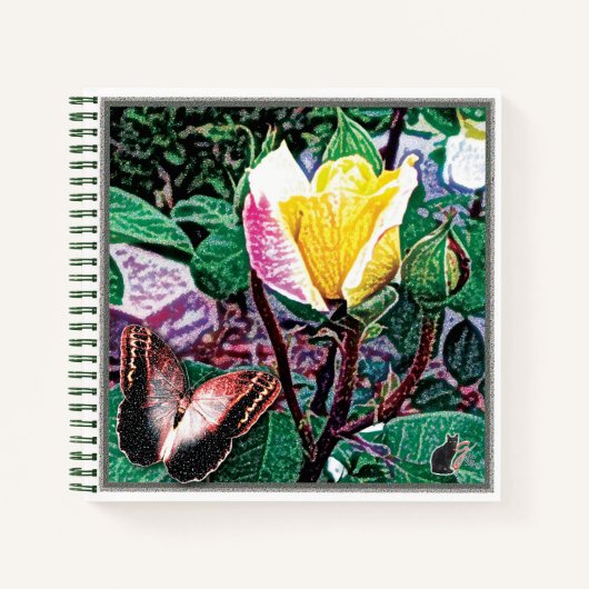 Carnet Flamme Dorée (Devant)