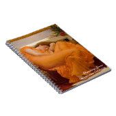 Carnet Flamme Juin par Frederic Leighton Orange (Côté Droit)