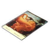 Carnet Flamme June by Frederick Leighton Notebook (Côté gauche)