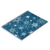 Carnet Flammes à neige blanches (Côté gauche)