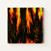 Carnet Flammes de lave.... (Dos)