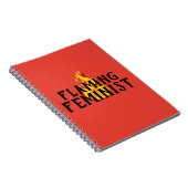Carnet Flammes féministes flamboyantes RBG Flames 20 (Côté Droit)