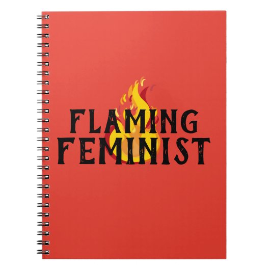 Carnet Flammes féministes flamboyantes RBG Flames 20 (Devant)