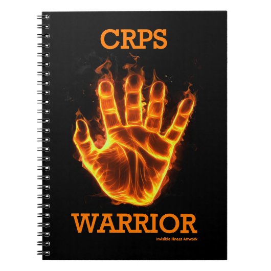 Carnet Flammes/mains...CRPS (Devant)