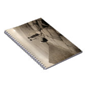 Carnet Flapper Girls Sunrise Khufu Pyramid, Égypte 1920 (Côté Droit)