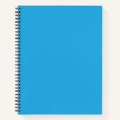 Carnet Flat Sky Blue Background for Web & Print (Devant)