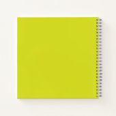 Carnet Flat Yellow Background – Back-to-School Texture (Dos)