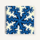 Carnet Fléau de neige bleu Chine (Devant)