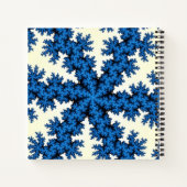 Carnet Fléau de neige bleu Chine (Dos)