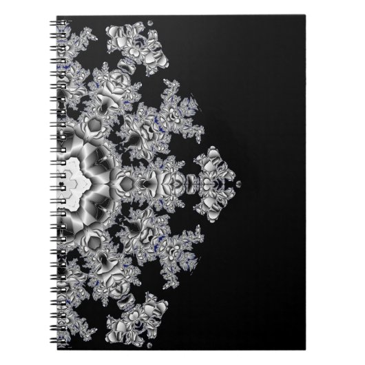 Carnet Fléau de neige en argent (Devant)