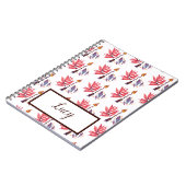 Carnet Flèche d'aquarelle et diamants (Côté gauche)