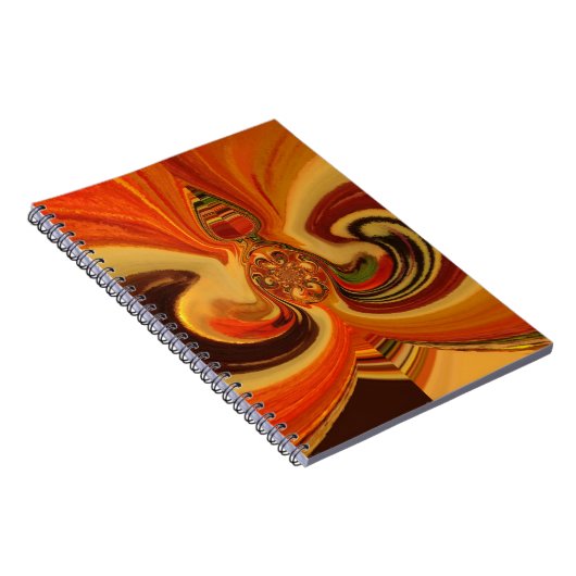 Carnet Flèches Abstraites avec Teardrop Center Art Print (Côté Droit)