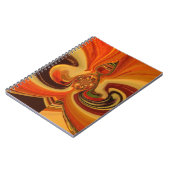 Carnet Flèches Abstraites avec Teardrop Center Art Print (Côté gauche)