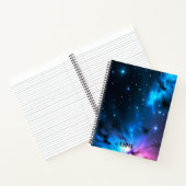 Carnet Flèches célestes des étoiles Nom personnalisé (Intérieur)