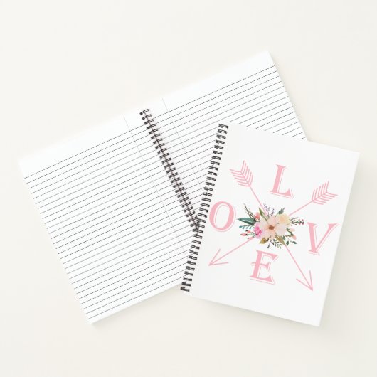 Carnet Flèches de l'amour (Intérieur)
