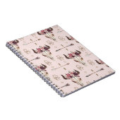 Carnet Flèches et crâne Boho, motif aquarelle. (Côté Droit)