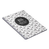 Carnet Flèches noires et blanches (Côté Droit)