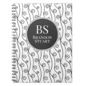 Carnet Flèches noires et blanches (Devant)