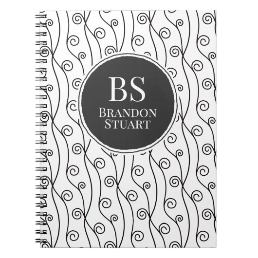 Carnet Flèches noires et blanches (Devant)