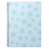 Carnet Fléchettes de neige, Bleu glacé, Fléchettes de nei (Devant)