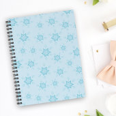 Carnet Fléchettes de neige, Bleu glacé, Fléchettes de nei