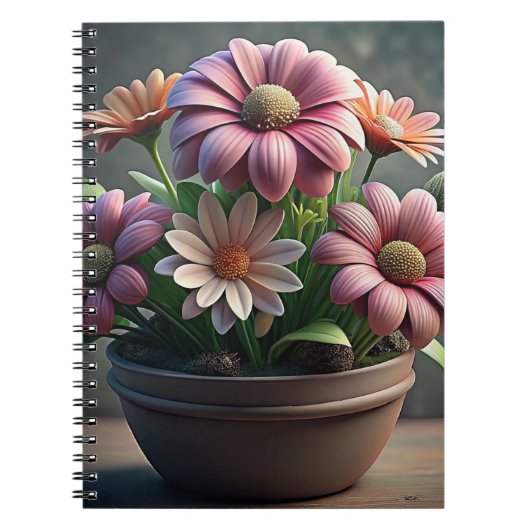 Carnet fleur (Devant)