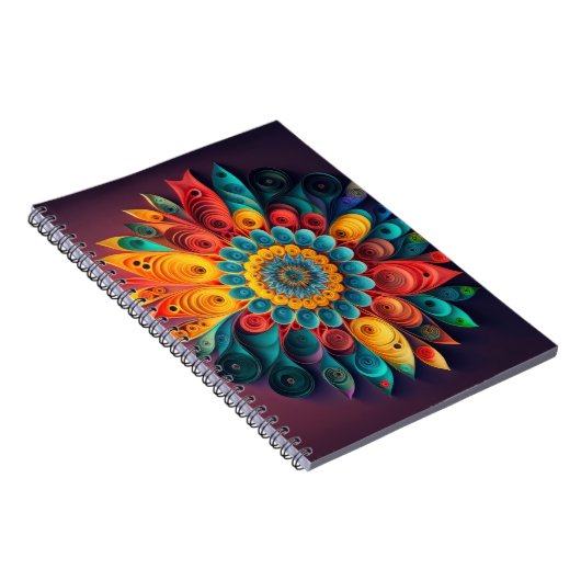 Carnet Fleur 3D Whimsical (Côté Droit)