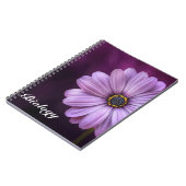 Carnet Fleur à pétale pourpre (Côté gauche)
