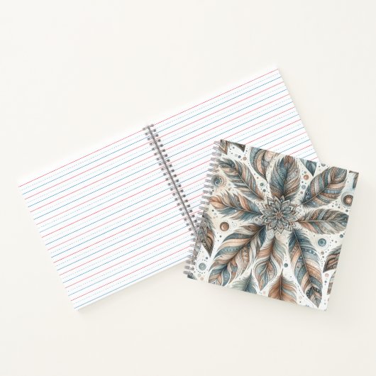 Carnet Fleur à plumes (Intérieur)