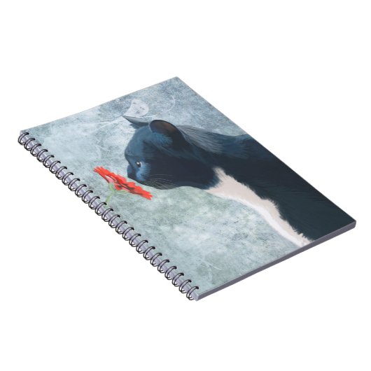 Carnet Fleur à souder de chats noirs (Côté Droit)