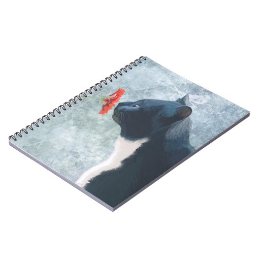 Carnet Fleur à souder de chats noirs (Côté gauche)