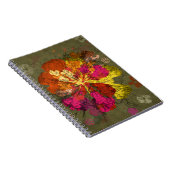 Carnet Fleur abstraite audacieuse (Côté Droit)
