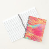 Carnet Fleur Abstraite rose et élégante (Intérieur)