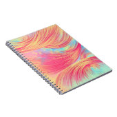 Carnet Fleur Abstraite rose et élégante (Côté Droit)