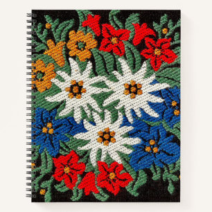 Carnet Fleur alpine suisse Edelweiss