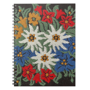 Carnet Fleur alpine suisse Edelweiss