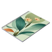 Carnet Fleur Aquarelle douce (Côté gauche)