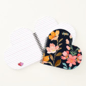 Carnet Fleur aquarelle élégante moderne (Intérieur)