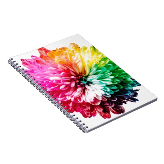 Carnet fleur arc-en-ciel (Côté Droit)