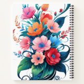 Carnet Fleur avec inspiration - Floral (Dos)