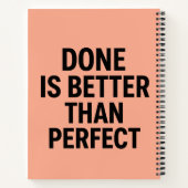 Carnet Fleur avec résilience - Typographie Motivationnell (Dos)