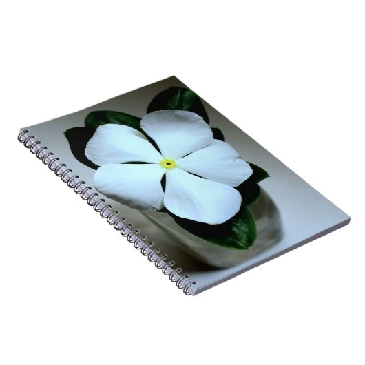 Carnet Fleur blanche (Côté Droit)