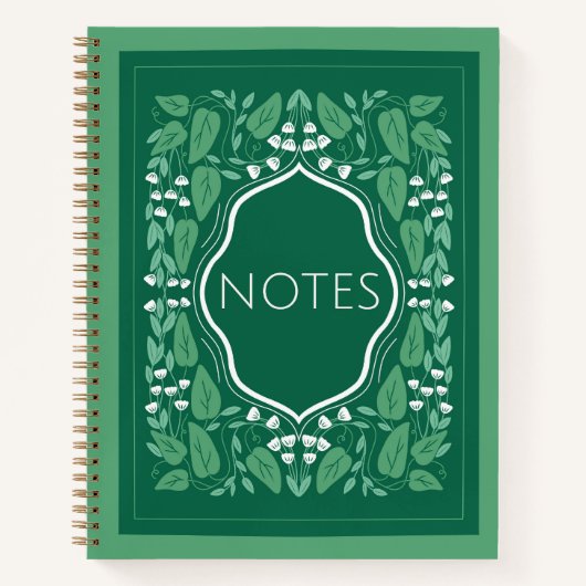 Carnet Fleur blanche (Devant)