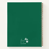 Carnet Fleur blanche (Dos)