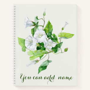 Carnet Fleur blanche