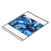 Carnet Fleur bleue (Côté gauche)