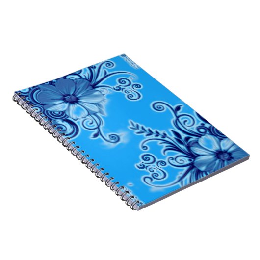 Carnet Fleur Bleue (Côté Droit)
