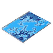 Carnet Fleur Bleue (Côté gauche)