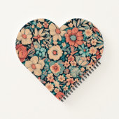 Carnet Fleur bohème (Dos)