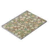 Carnet Fleur botanique de trèfle William Morris (Côté gauche)